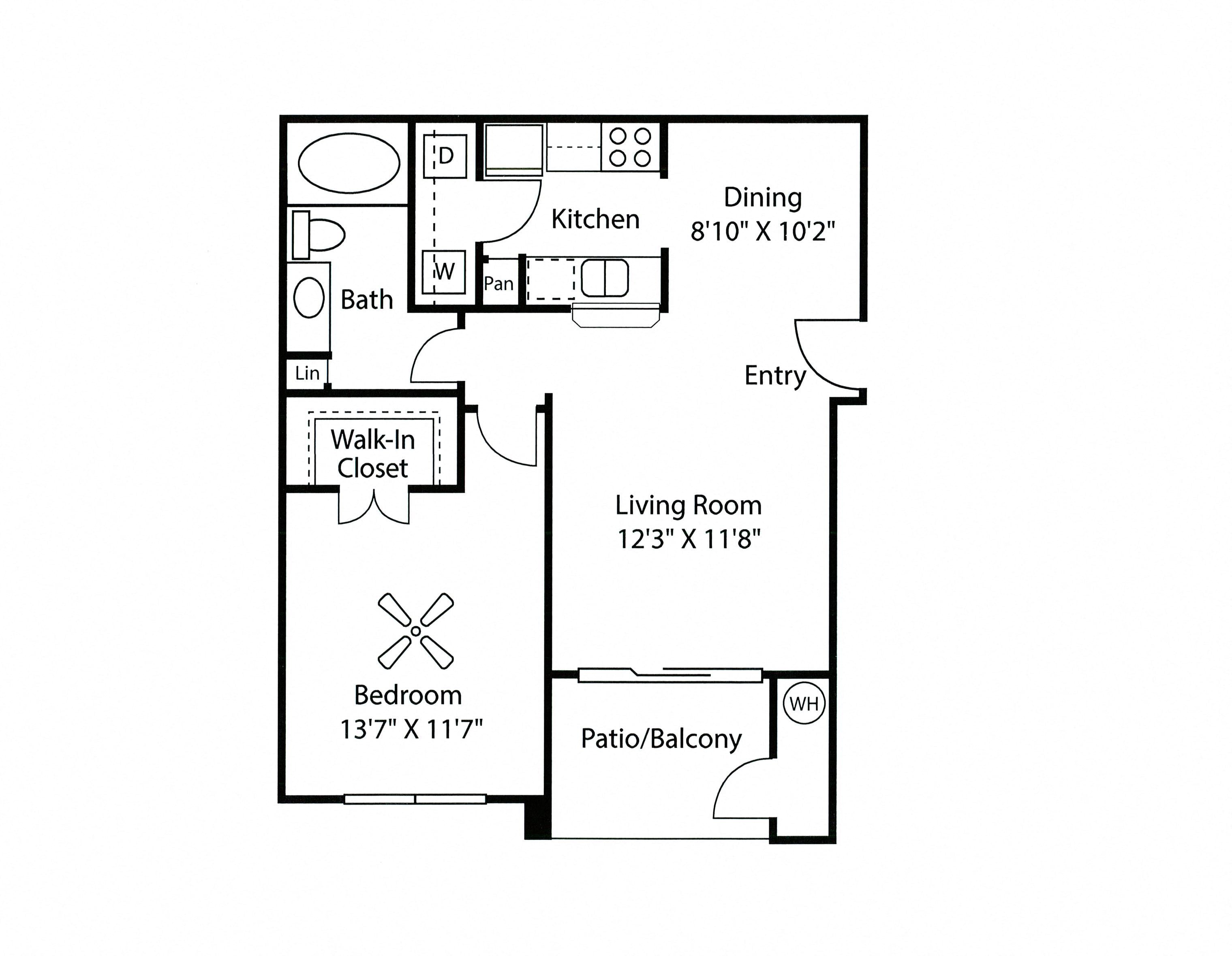 A2 floor plan